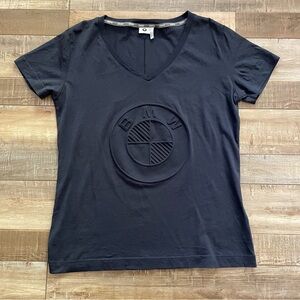 BMW women’s v neck t shirt, size large